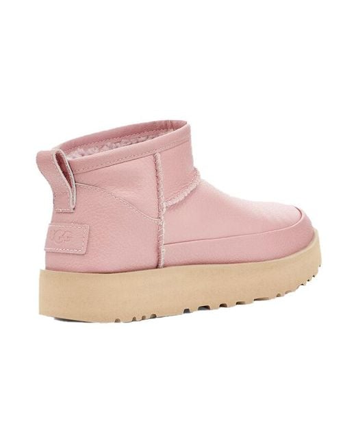 Ugg Pink (Wmns) Classic Sugar Ultra Mini