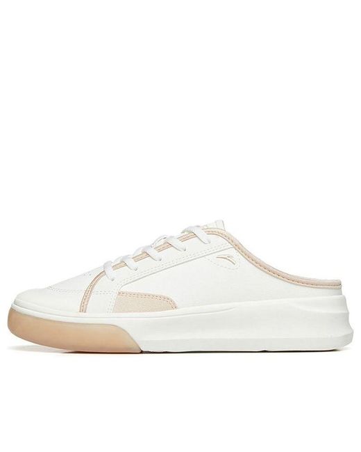Anta White (Wmns) Life Series Slip-On 'Champagne'