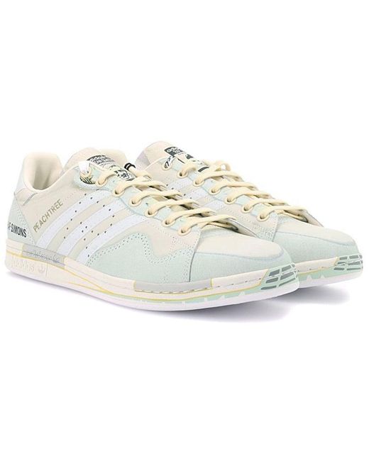 Adidas White Raf Simons X Peach Stan 'Trompe L'Oeil' for men