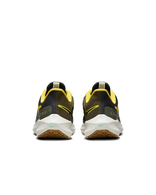 Nike Black Pegasus Turbo Shield Golden' for men