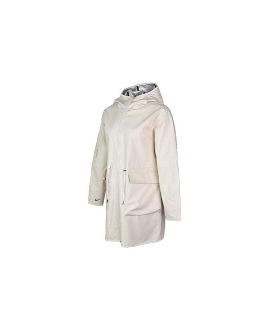 Nike White As W Sportswear Tch Pck Jkt Jacket Wvn Light