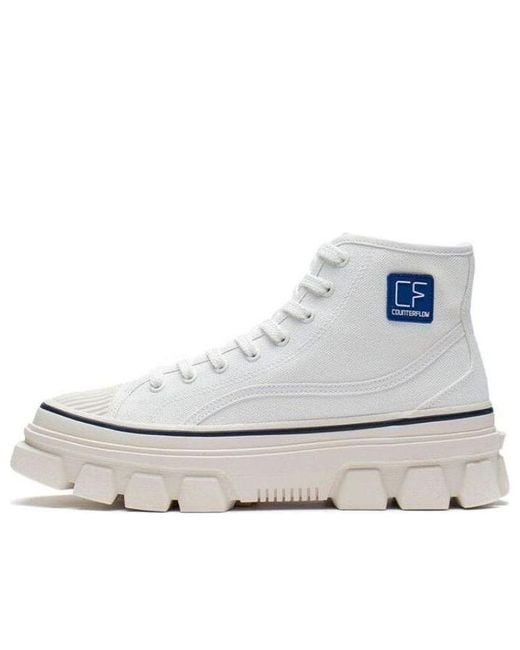 Li-ning White Cf Classic Canvas Hi
