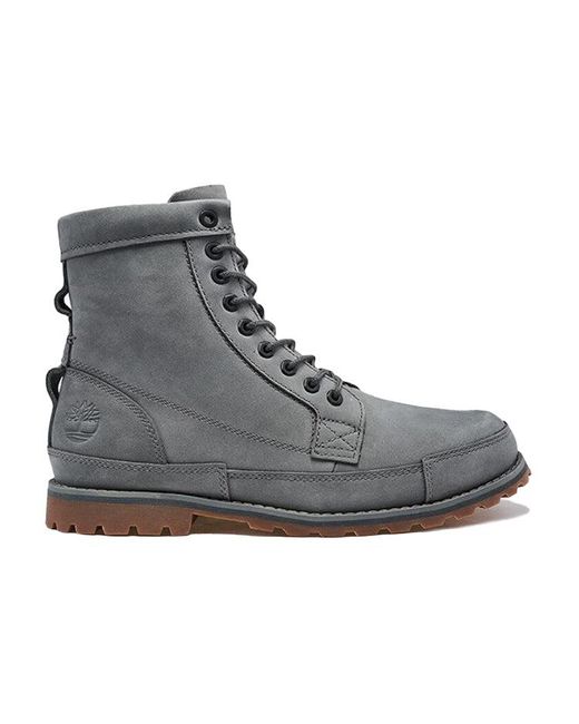 Timberland Gray Earthkeeper Original Leather 6 Inch Boots for men