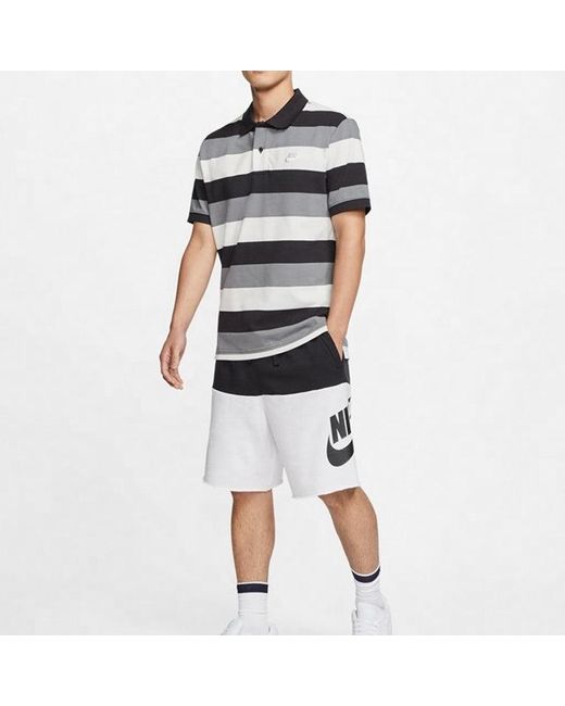 Nike Blue Sportswear Tee Polo for men