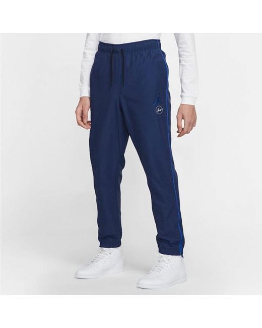 Nike Blue X Fragment Design Fw Street Style Collaboration Pants for men