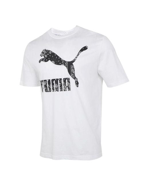 PUMA White Archive Logo T-Shirt for men