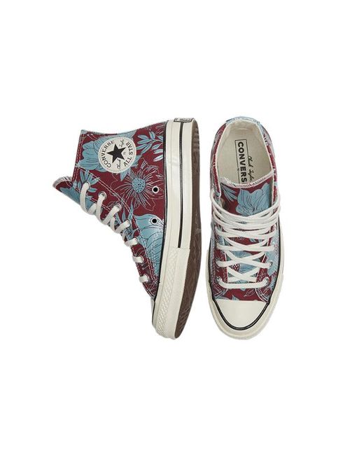 Converse Blue (Wmns) Chuck Taylor All Star 1970S Floral Sneakers