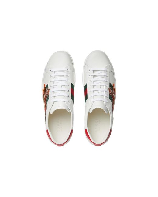 Gucci White Ace 'Lunar New Year for men