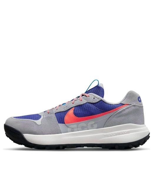 Nike Blue Acg Lowcate 'Wolf Bright Crimson' for men