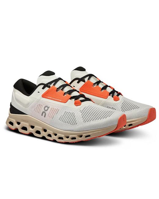 On Shoes White Cloudstratus 3 'Undyed Sand' for men