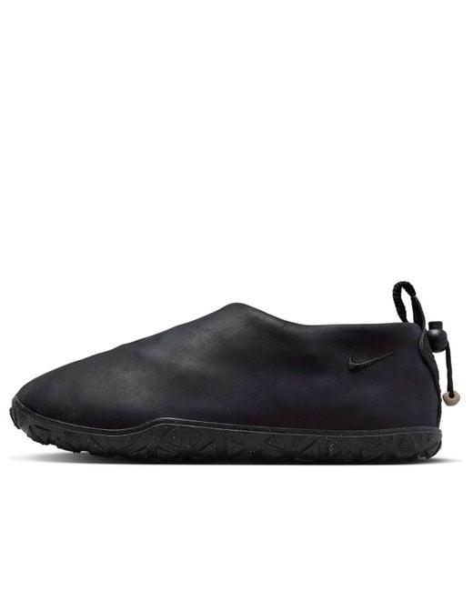 Nike Black Acg Air Moc Leather' for men