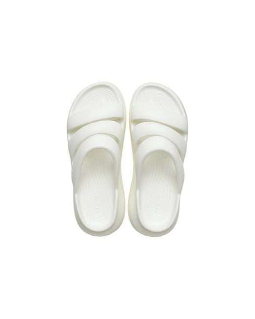 CROCSTM White Mega Crush Triple Strap 'Chalk' for men