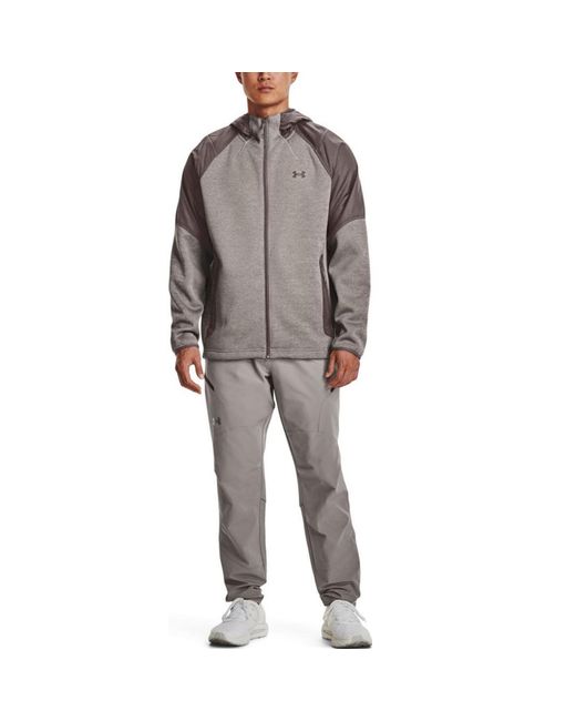 Under Armour Gray Unstoppable Brushed Pants 'Light Milk' for men