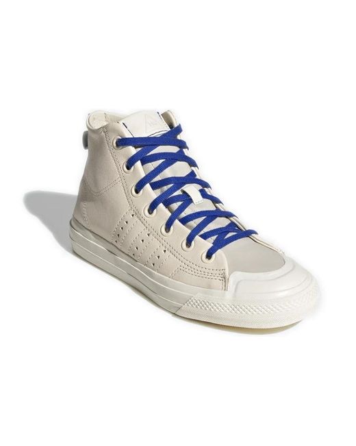 adidas Originals Adidas Pharrell Williams X Nizza Hi Cream in Blue for Men  | Lyst