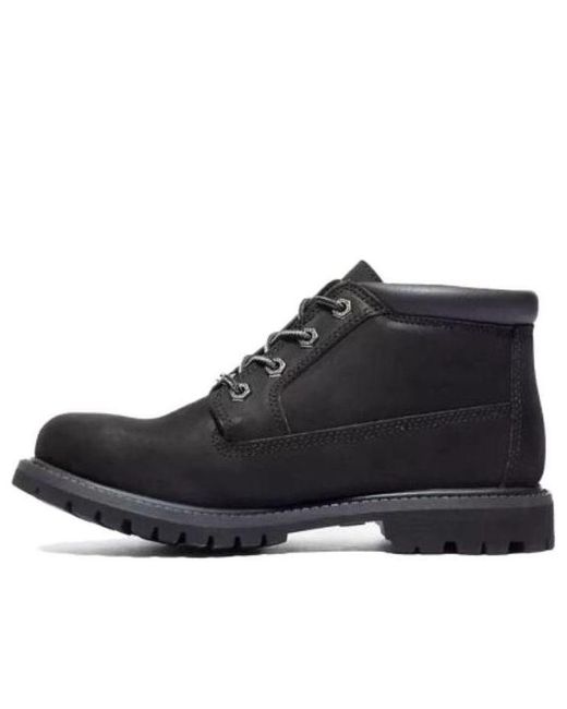 Timberland Black (Wmns) Nellie Waterproof Chukka Boot Nubuck'