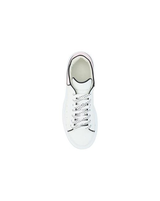 McQueen White (Wmns) Oversized Leather Sneakers