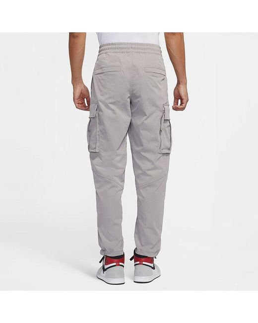 Nike Gray Utility Big Pocket Cargo Casual Long Pants/Trousers Autumn for men