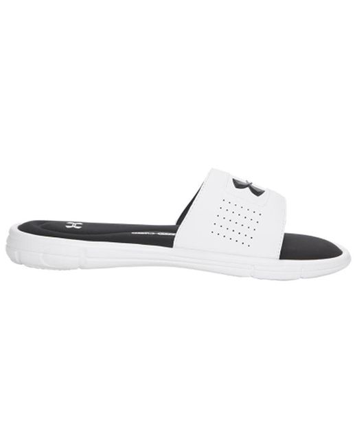 Under Armour White Ignite 5 Slide '' for men