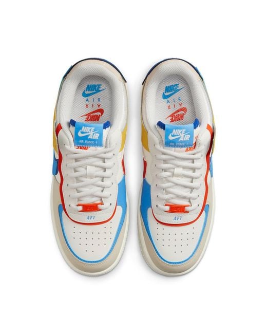 Nike Blue (Wmns) Air Force 1 Shadow 'Sail Multi'