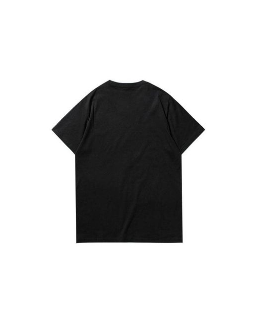 Vans Black Off The Wall Classic Printing Short Sleeve Couple Style for men