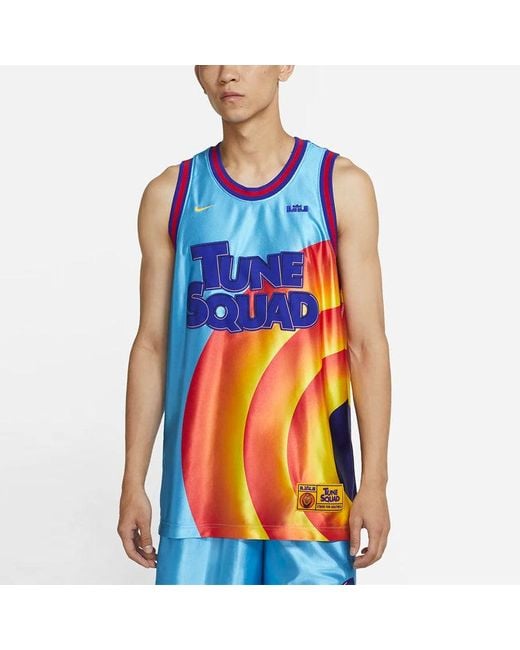 Nike Blue X Space Jam:a New Legacy Lebron Tank for men