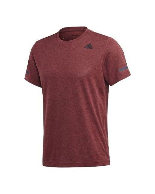 Adidas Red Chill Tee M Sports Short Sleeve for men