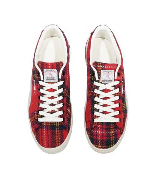 PUMA Red X Harris Tweed Suede Vintage 'Tartan' for men