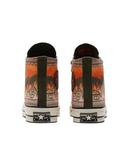 Converse Brown Chuck 70 High 'Holiday Sweater