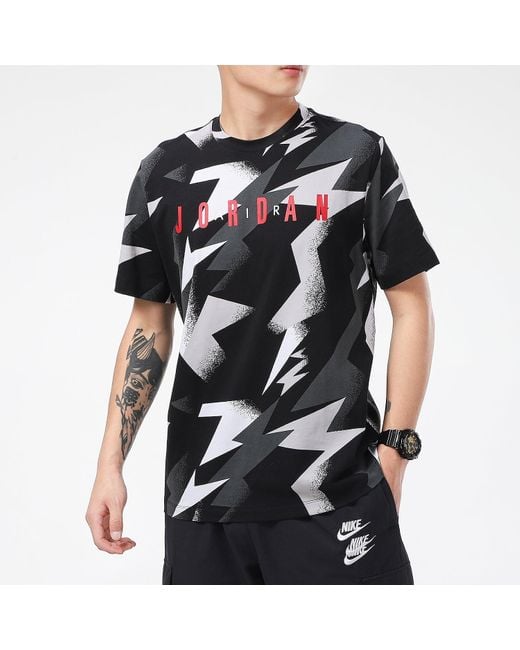 Nike Black Breathable Casual Round Neck Short Sleeve for men