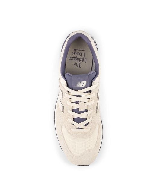 New Balance White 574 Legacy Suede for men