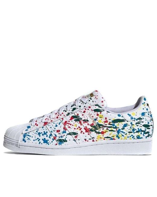 Adidas Blue Superstar 'Splashes, Splatter And Drips for men