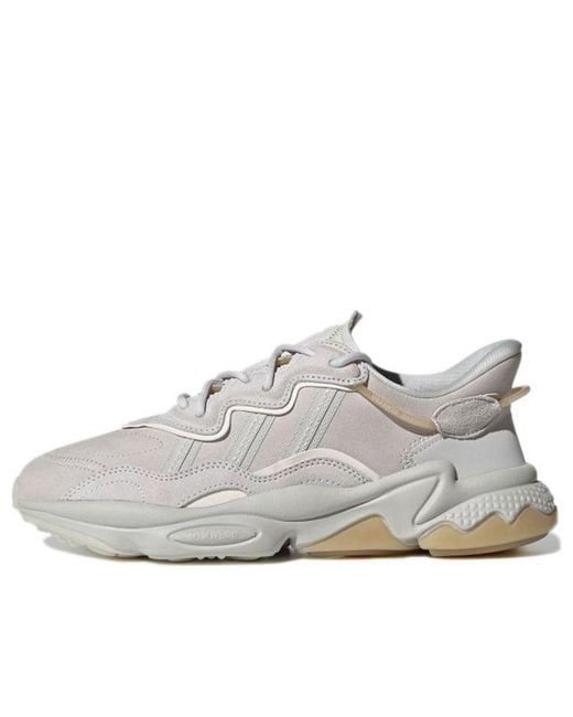 Adidas Gray Originals Ozweego Running Shoes for men