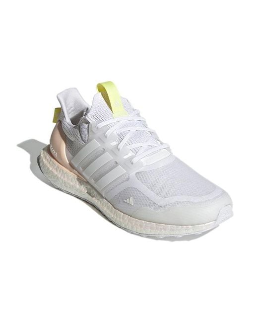 Adidas White Ultraboost 5.0 Dna Shoes 'Cloud Metallic' for men