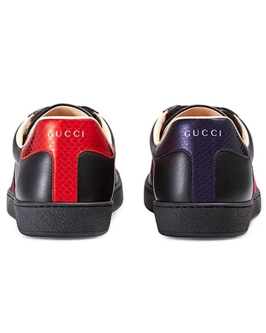Gucci Black Ace Embroidered Bee' for men
