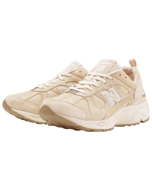 New Balance White 878 'Calm Taupe' for men