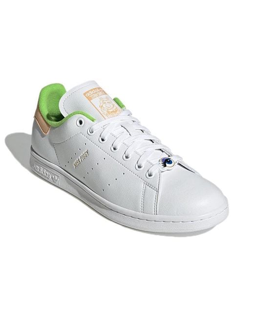 Adidas White Disney X Stan Smith 'Miss Piggy & Kermit' for men