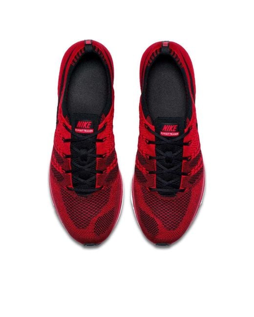 Nike Red Flyknit Trainer 'University' for men