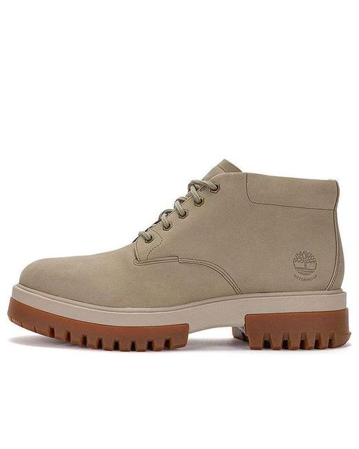 Timberland Brown Arbor Road Mid Waterproof Chukka Boots for men