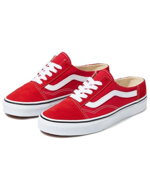Vans Red Old Skool X Mule Racing for men