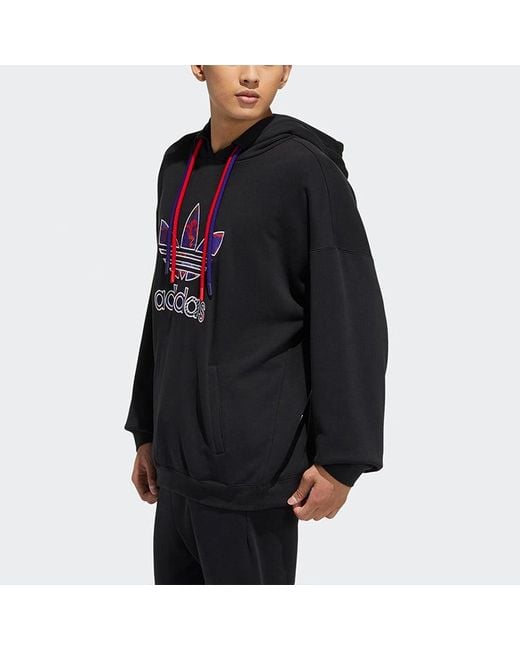 Adidas Black Originals Cny 2 Logo Subject Printing Drawstring Sports for men
