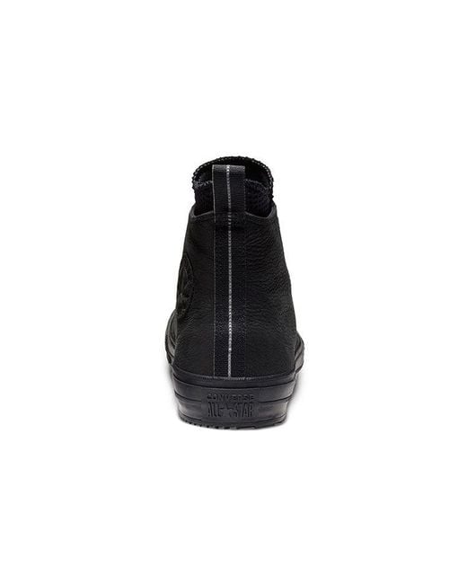 Converse Black Chuck Taylor All Star Waterproof Hi 'Triple' for men