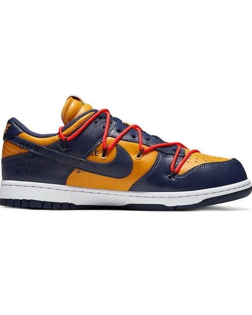 Nike Blue X Off- Dunk Low 'University' for men