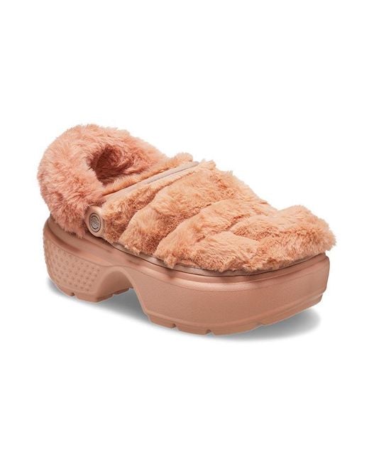 CROCSTM Pink (Wmns) Stomp Quilted Clog