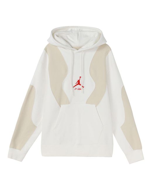 Nike White X Off- Embroidered Logo Hoodie Asia Sizin for men