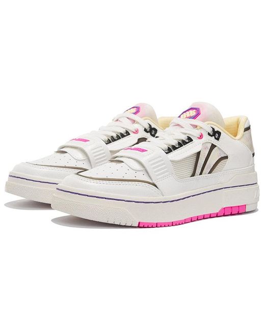 Li-ning White (Wmns) Badfive Rookie 'Cream Neon'