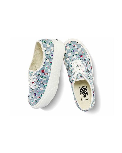 Vans Blue Authentic Stackform 'Woven for men
