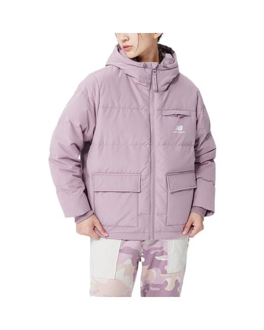New Balance Purple (Wmns) Classic Puffer Jacket