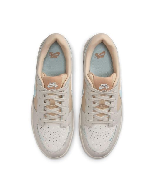 Nike White Sb Force 58 Premium 'Light Bone Glacier' for men