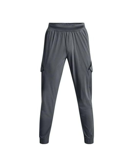 Under Armour Gray Project Rock Unstoppable Pants 'Pitch' for men