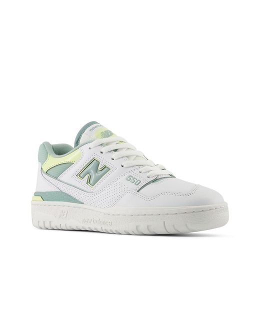 New Balance White 550 'Salt Marsh' for men